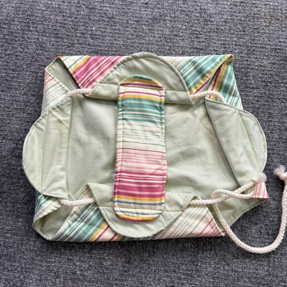 VTG‎ Handmade Hot casserole dish Carrier Rectangle lot of 2 Colorful Fabric 80s - Picture 6 of 10